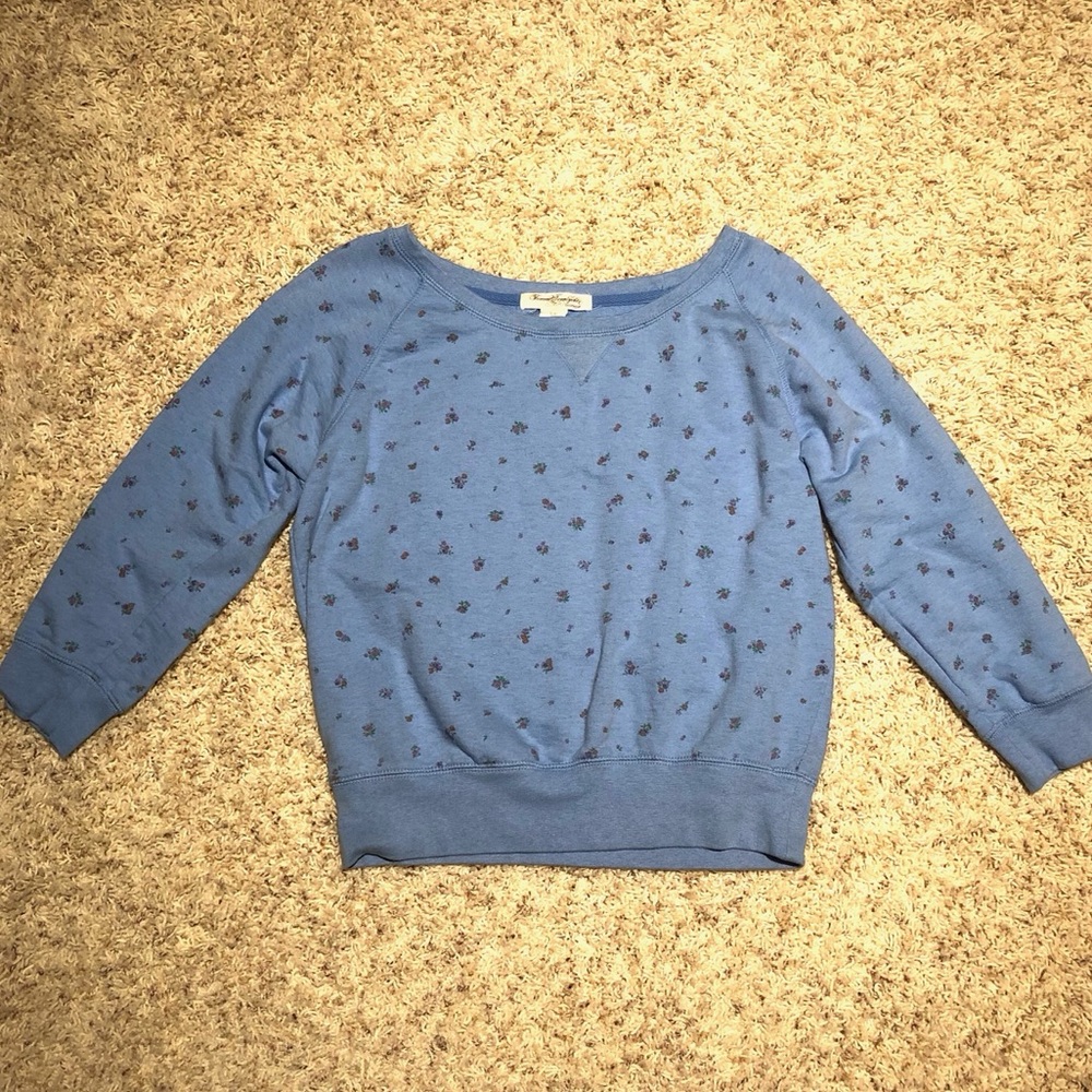 Forever 21 floral sweatshirt